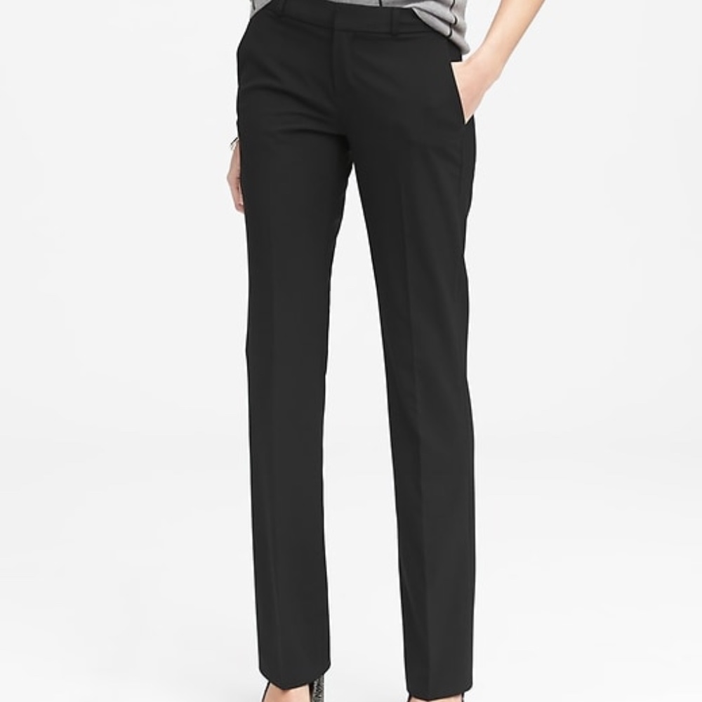EUC Banana Republic black Logan Fit trouser